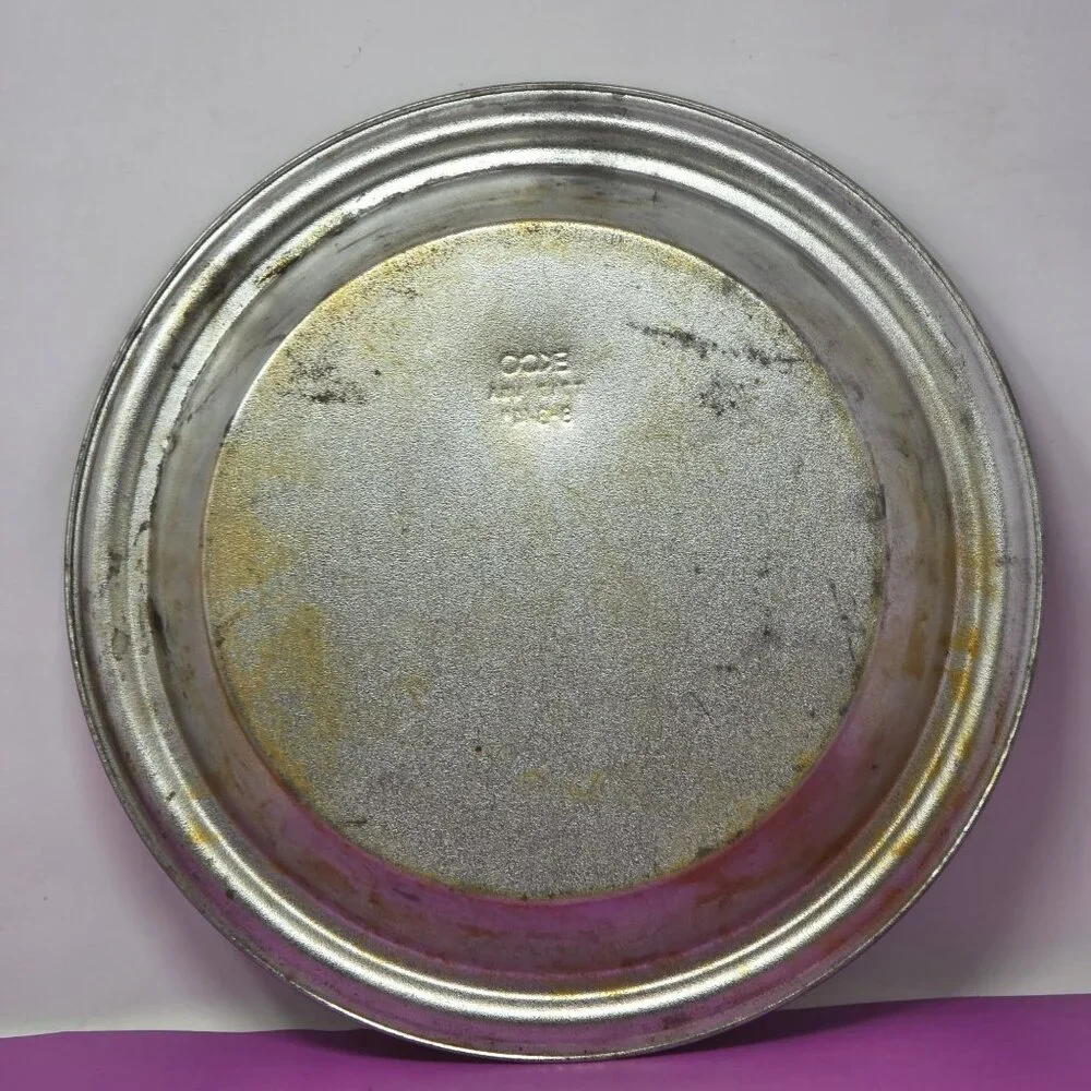 Vintage Ekco Aluminum Pie‎ Pans Set Of 2 For Baking Or Collecting
